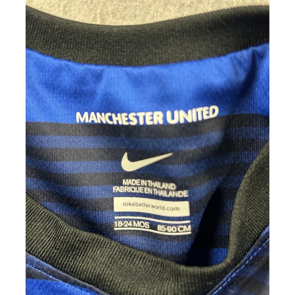 Babies MANCHESTER UNITED 2011 2012 AWAY FOOTBALL SOCCER JERSEY 18-24 months